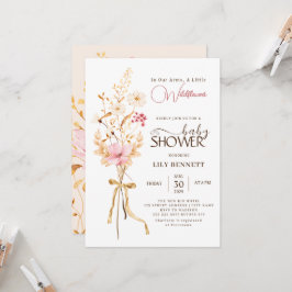 Convites Um Pequeno Chá de fraldas Russo de Bho Natureza