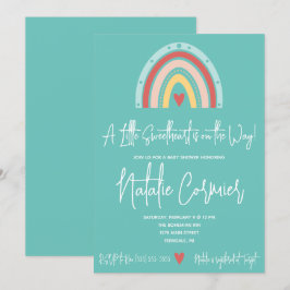 Convites Um pequeno doce está a caminho! Chá de fraldas