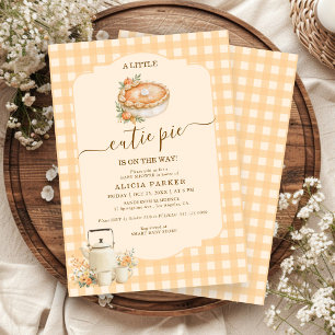 Convites Um pequeno doce está a caminho outono baby shower