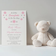 Um Pequeno Floco De Neve Está A Caminho Do Chá de 