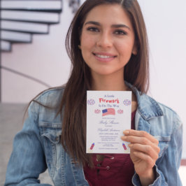 Convites Um Pequeno Fogo Está A Caminho Do Chá de fraldas