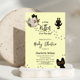 Convites Um Pequeno Gatinho Está No Caminho Do Chá de frald