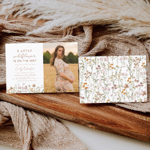 Convites Um Pequeno Jardim de Fotos de Flor Selvagem