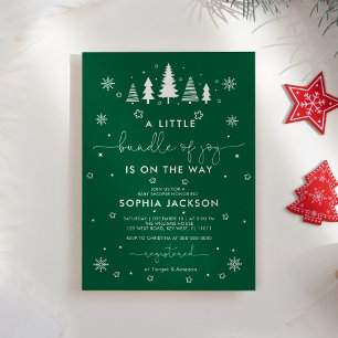 Convites Um Pequeno Pacote De Alegria Minimalista Bebê De N