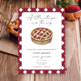 Convites Um Pequeno Pizza Cutie está a caminho do Chá de fr