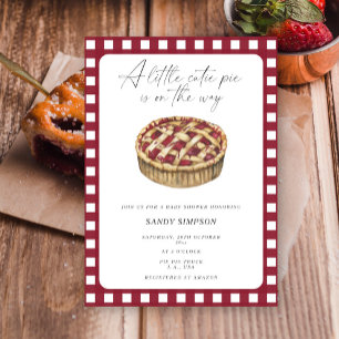 Convites Um Pequeno Pizza Cutie está a caminho do Chá de fr