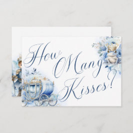 Convites Um Pequeno Príncipe Azul Real Chuveiro Beijos