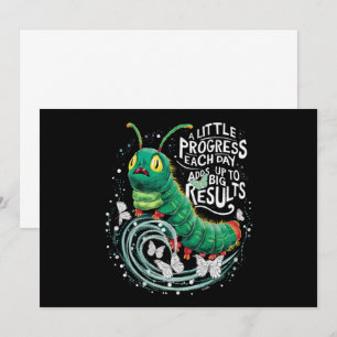 Convites Um Pequeno Progresso Todos os Dias Lagarta Comilon