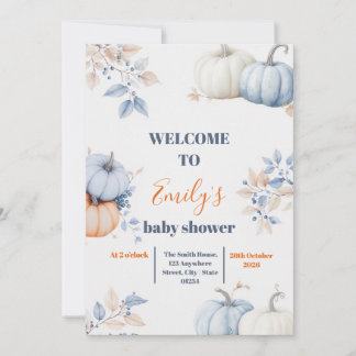 Convites Um Pequeno Pumpkin está a caminho