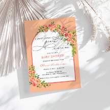 Um Pêssego Doce está no Caminho Chá de fraldas