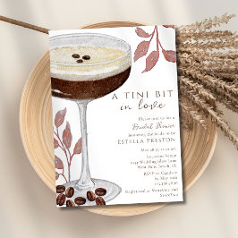 Convites Um Pouco Apaixonada Espresso Martini Chá de Noiva
