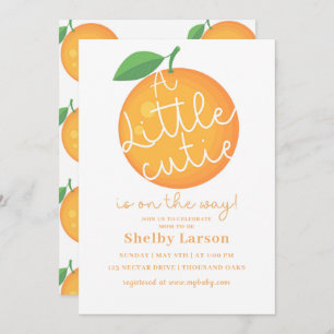 Convites Um Pouco Cutil, Chá de fraldas, Neutro De Gênero,