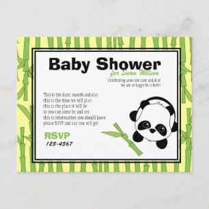 Convites Um pouco de Bamboo