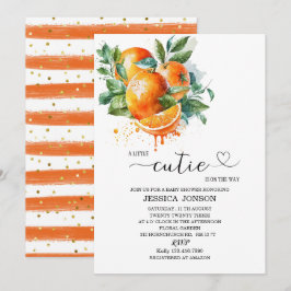 Convites Um pouco de beleza está a caminho chá de fraldas