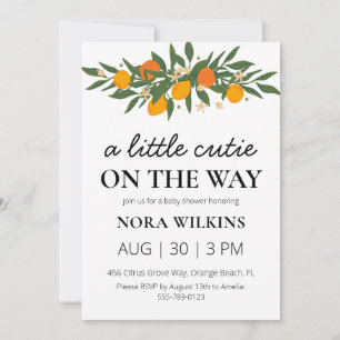 Convites um pouco de beleza está a caminho chá de fraldas