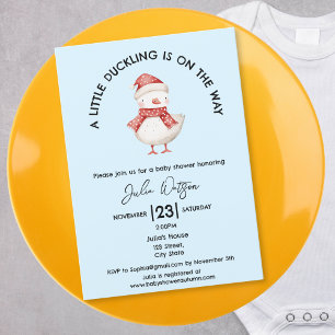 Convites Um pouco de Duckling está no caminho do inverno