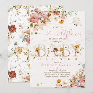 Convites Um Pouco De Flor Selvagem Está A Caminho Do Chá 