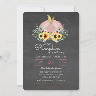 Convites Um pouco de Pumpkin está a caminho do Chá de frald