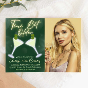 Convites Um Pouco Mais Velho - Martini com Foto