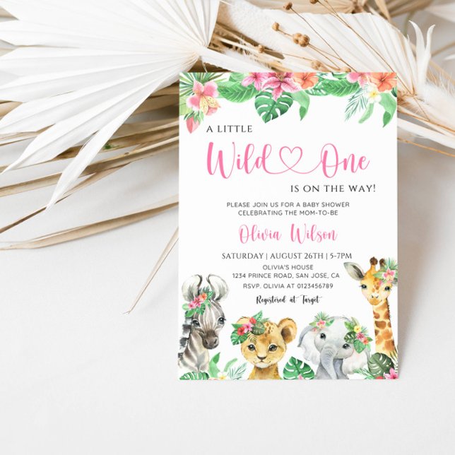 Convites Um Pouco Selvagem Está A Caminho - Safari Selvagem (Criador carregado)