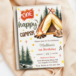Convites Um primeiro aniversario de Campanha Feliz