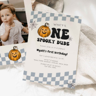 Convites Um primeiro aniversario de Mel Doido Pumpkin Hallo