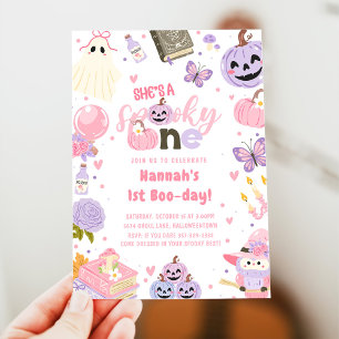 Convites Um primeiro aniversario Fantasma de Bebê Cute no D
