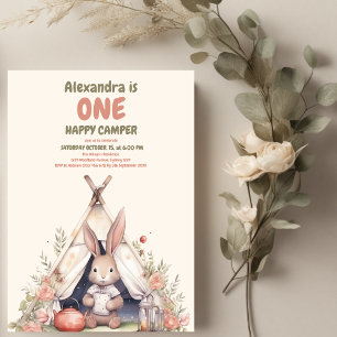 Convites Um primeiro aniversario Russo Feliz do Camper
