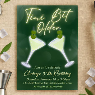 Convites Um Tini Bit Antigo - Martini