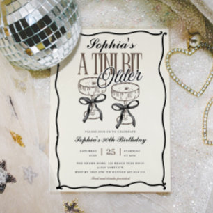 Convites Um Tini Bit Older Espresso Martini Quirky Birthday