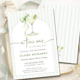 Convites Um Tini está a Caminho Chuveiro de Bebê Arqueado d