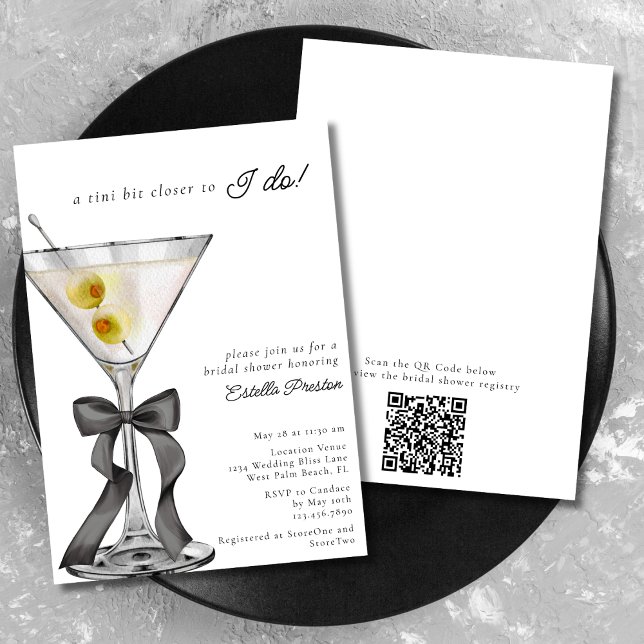 Convites Um Tini Pouco Mais Perto do Código QR da Festa de  (Criador carregado)