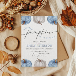 Convites Uma abóbora | Chá de fraldas de queda