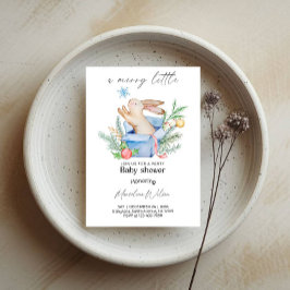 Convites Uma Alegre Festa de Babá de um Coelhinho