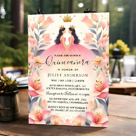 Convites Uma alegria divertida Lily Twin Dupla Quinceanera