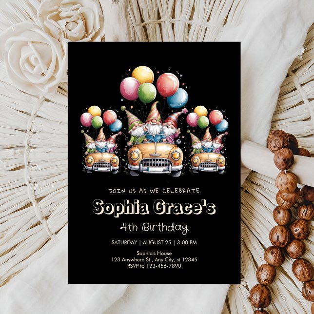 Convites Uma Bash de Aniversário em Rodas (Criador carregado)