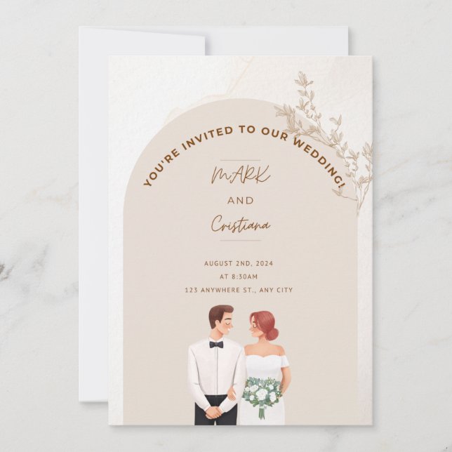 Convites Uma Celebração do Amor (Frente)