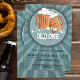 Convites Uma Cerveja Gelada para a Festa de Aniversário do