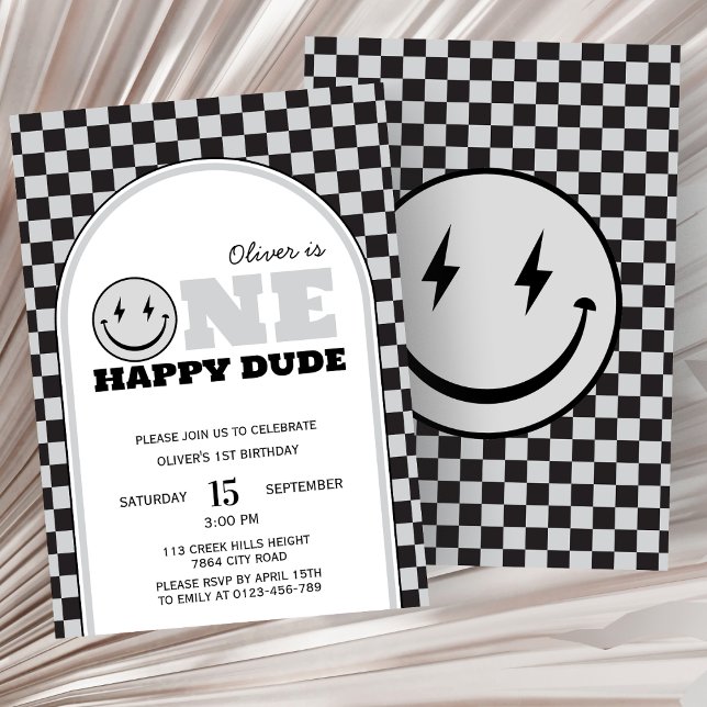 Convites Uma Cinza Feliz, primeiro aniversário (Criador carregado)