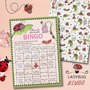 Convites Uma Doce Pequena Joaninha  Encontre o BINGO de CON