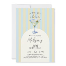Uma Festa de Aniversário com Martini Cocktail Um P