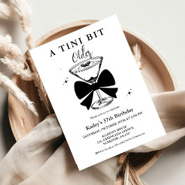 Convites Uma Festa de aniversário Martini Mais Velha