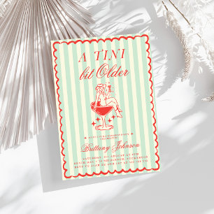 Convites Uma Festa de aniversário Ocidental Tini Bit Antiga