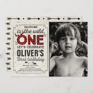 Convites Uma festa de aniversário selvagem selvagem do