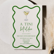 Uma Festa de aniversário Tini Bit Antigo Dirty Mar