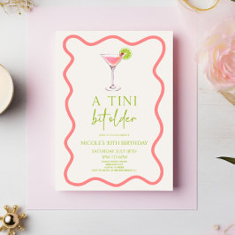 Convites Uma Festa de aniversário Tini Um Pouco Mais Velha,