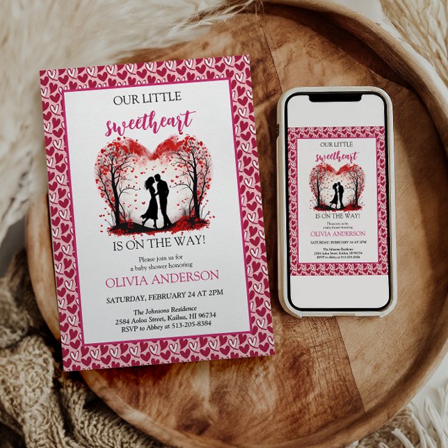 Convites Uma Festa de Namorados para um Pequeno Amor  (Criador carregado)