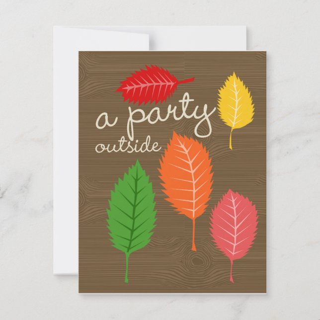 Convites uma festa fora (Frente)