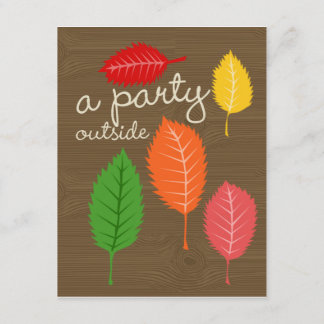 Convites uma festa fora