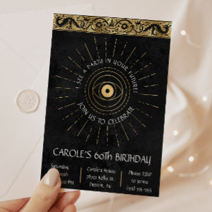 Convites Uma Festa no Seu Futuro, Cartas de Tarot de Aniver